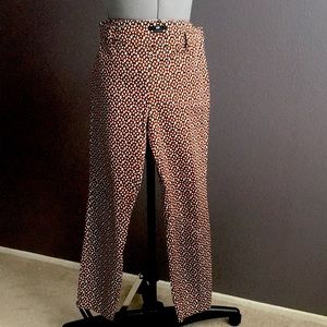 Crop pants Geometric print